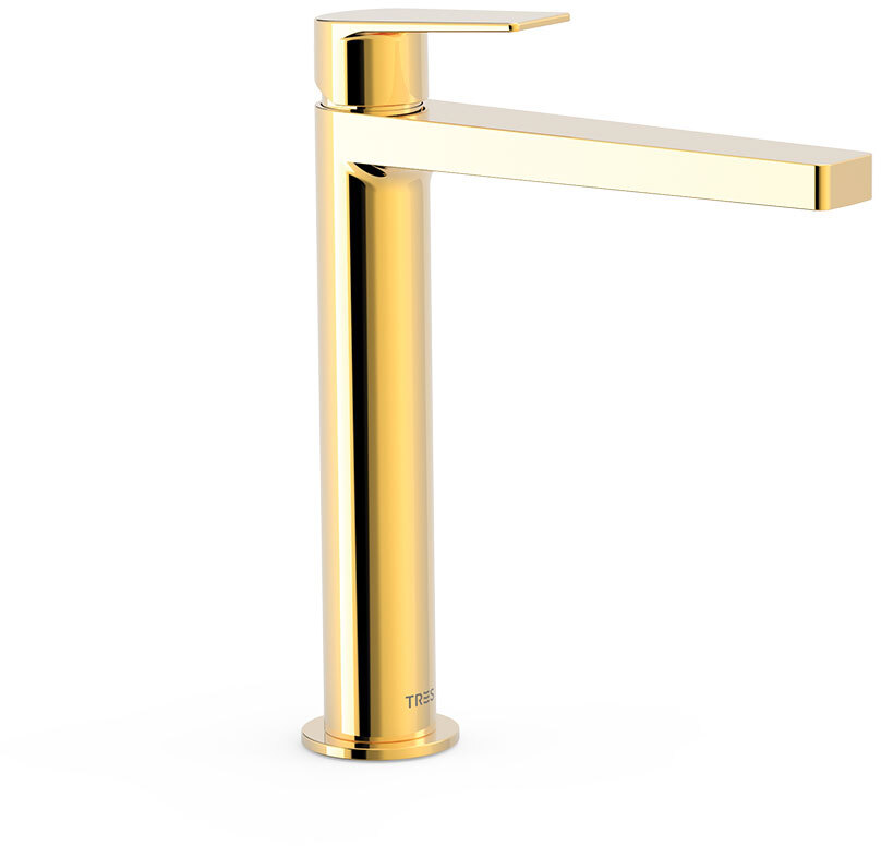 ПРОЕКТ-Смеситель для раковины TRES High с одной ручкой -21120301OR TRES