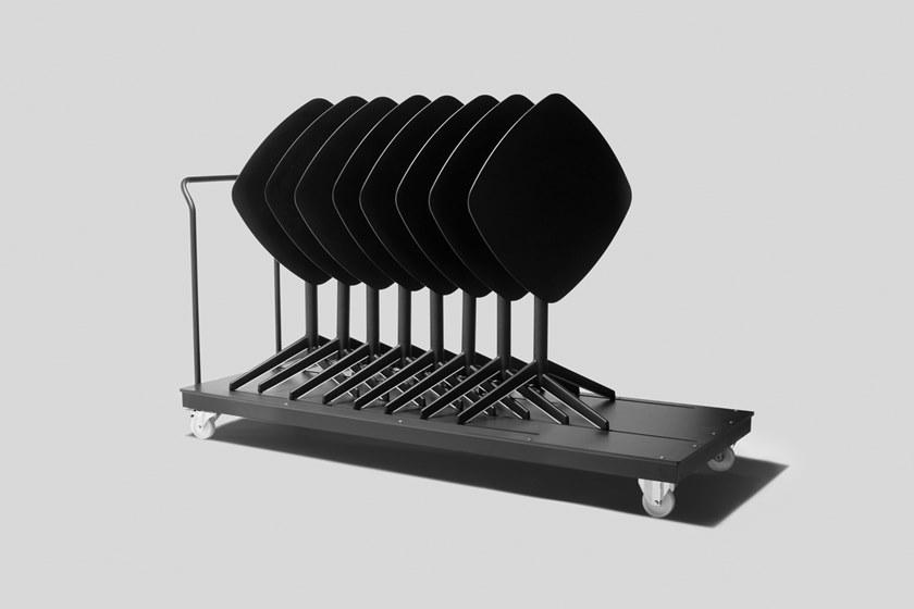 ENEA Квадратный стол со складывающейся столешницей из алюминия и hpl Pile sun-id-1427550 - Вид №5