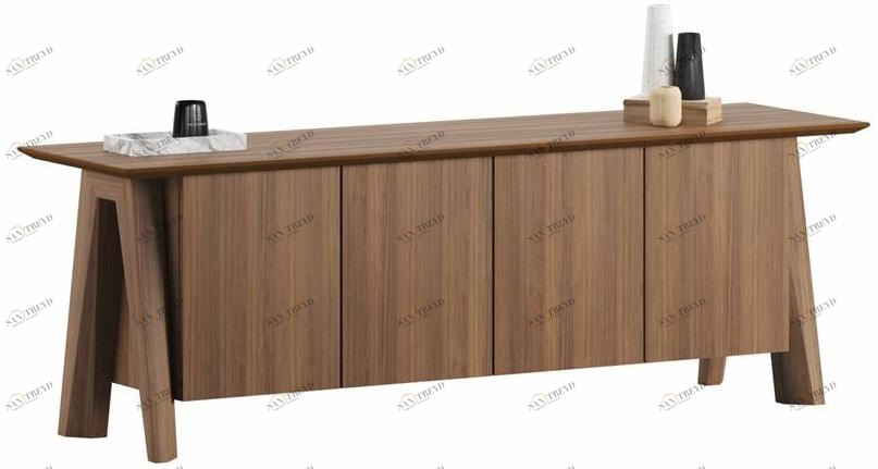 Ersa Низкий офисный ящик для хранения из шпона с распашными дверцами Nobby sun-id-1454866