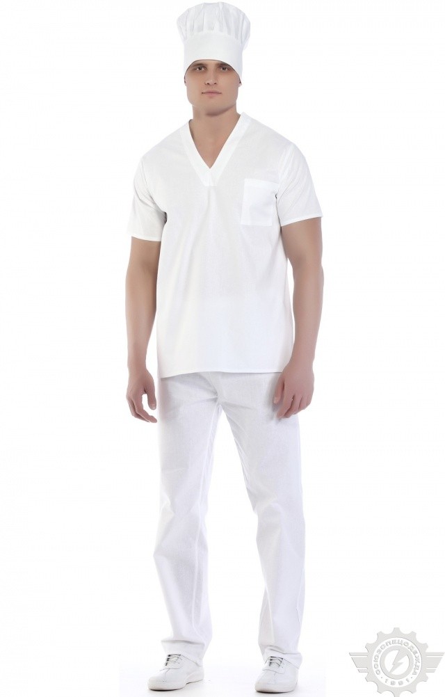 60868 Костюм пекаря  Повар  размер 52-54/170-176 Спецодежда  - Вид №7