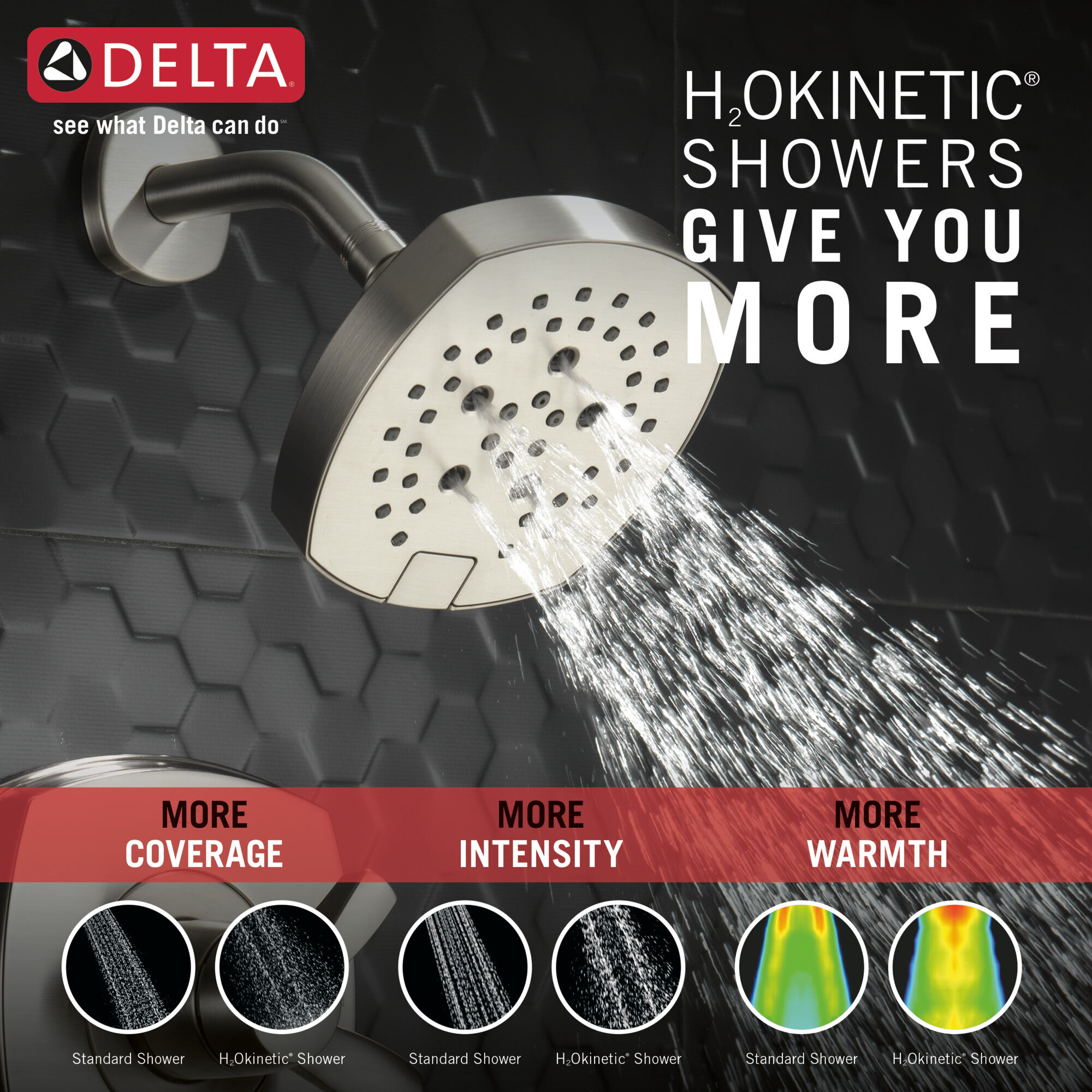 Только ванна и душ серии 17 Delta Faucet T17476-SS - Вид №1