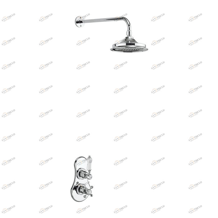 Душевая стойка c встроенным термостатом VF1S c душевой насадкой 6'' Severn Burlington VF1S, V16 