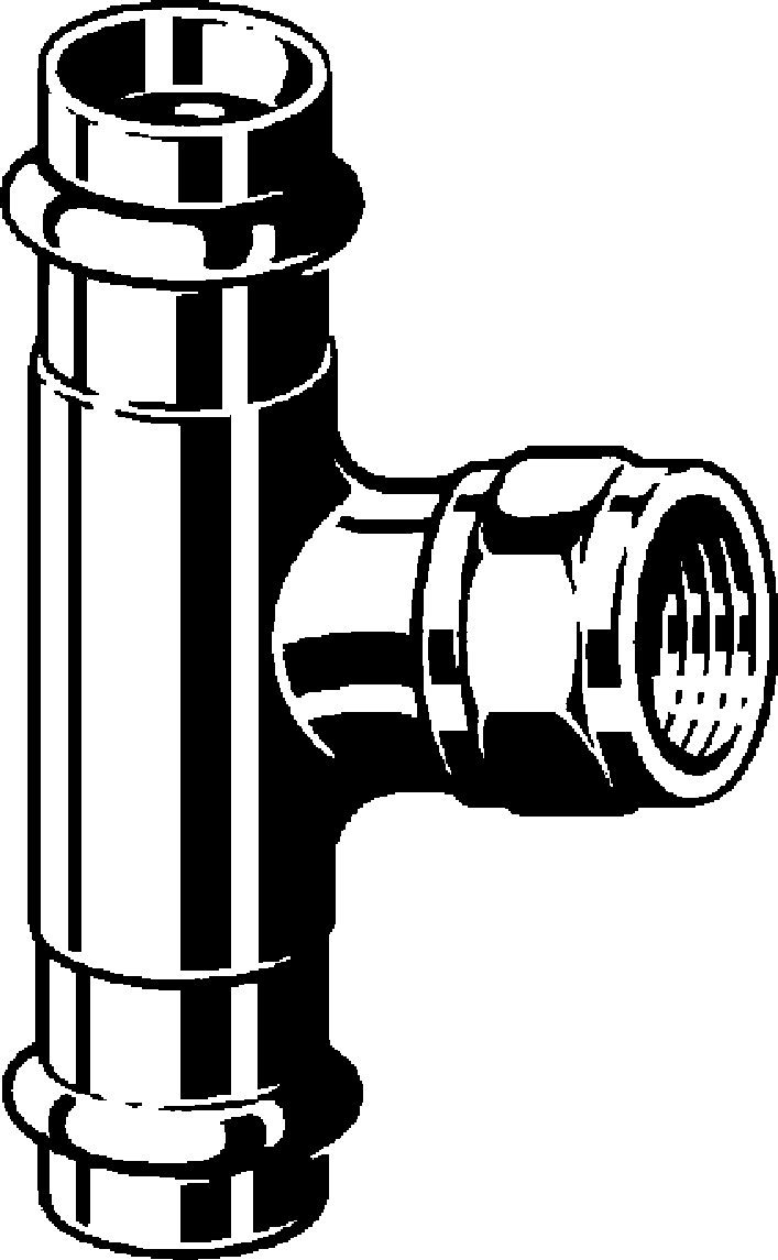 Viega Тройник Profipress G 2617.2 (352738) 352 738 - Вид №1