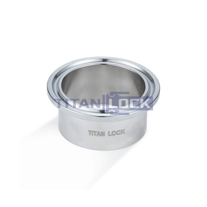 Штуцер CLAMP под приварку DN125 нерж. 316, DIN TL125CLW TITAN LOCK 