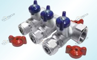 Коллектор с шаровыми кранами для МП 1-3-16 NTM 215128