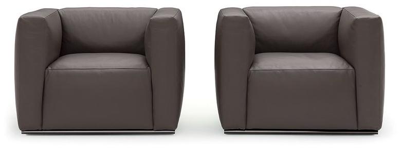 Poliform Мягкое кожаное кресло с подлокотниками Shangai sun-id-1502414 - Вид №3