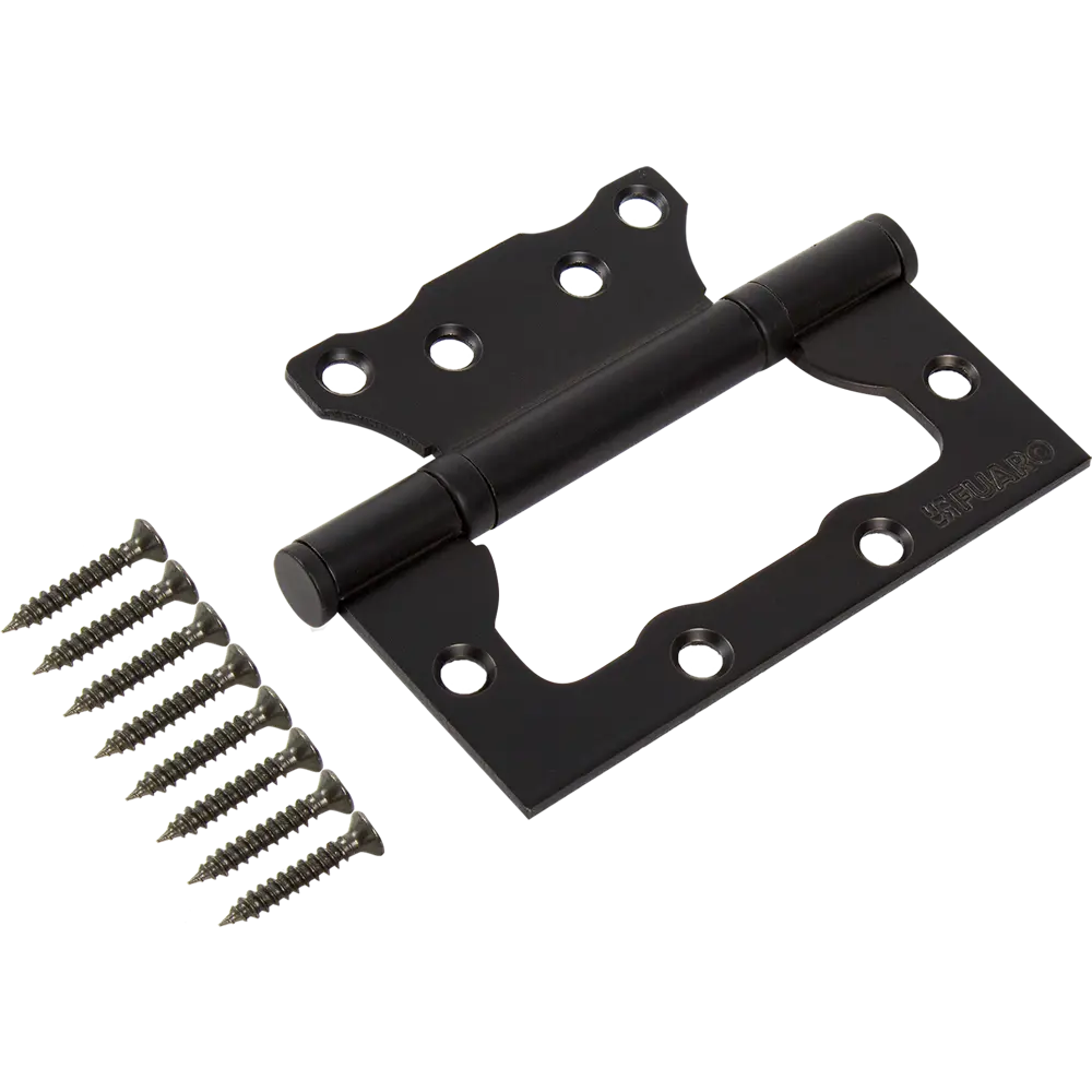 FUARO Петля безврезная для деревянных дверей 100×51 мм матовый черный 82105960 Home STLM-0019055 - Вид №2