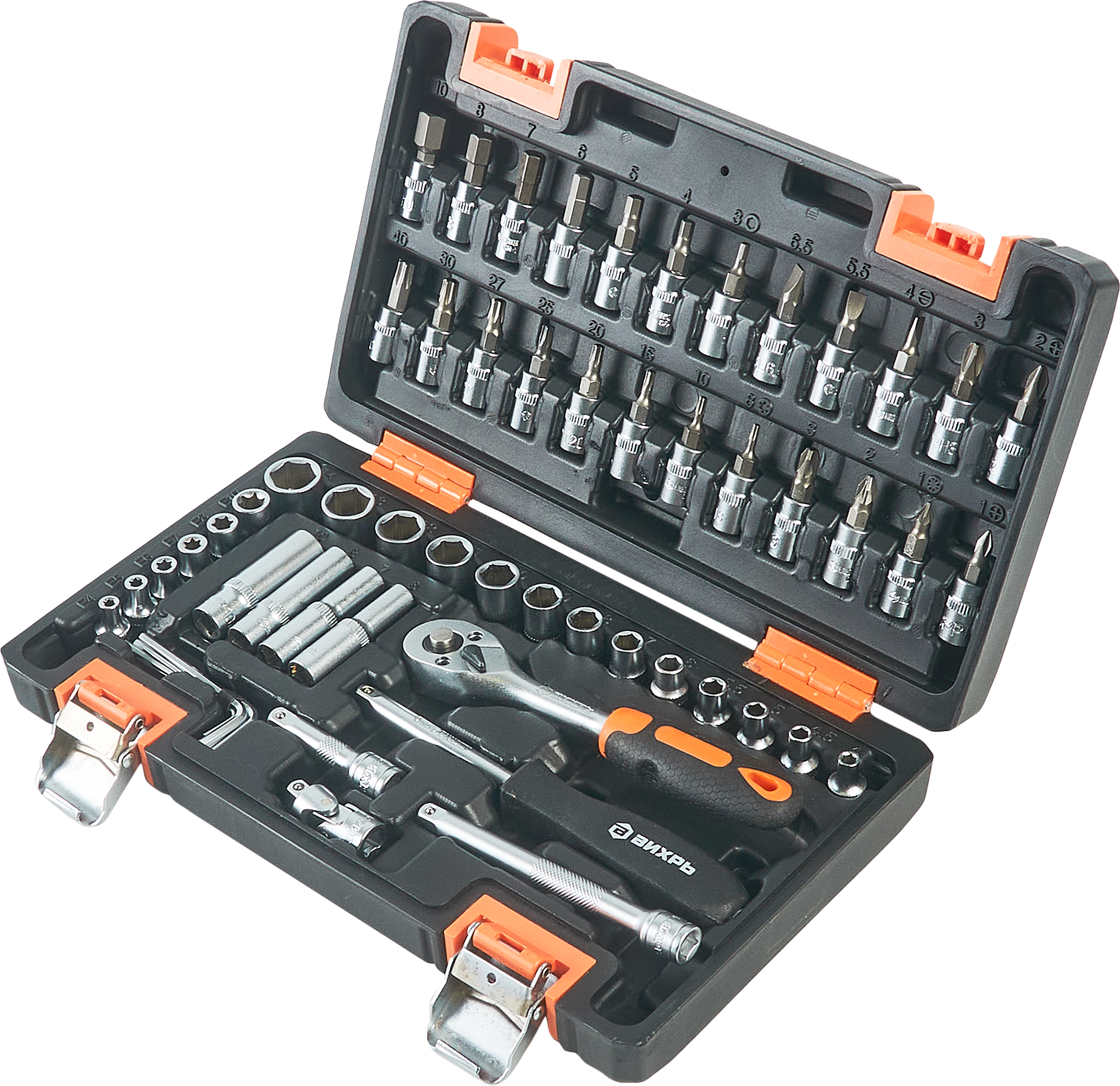 Набор инструментов ВИХРЬ 57 предметов для авто и техники 85087836 STLM-0058457