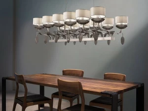 Masiero Подвесной светильник из стекла ручной работы Isbel