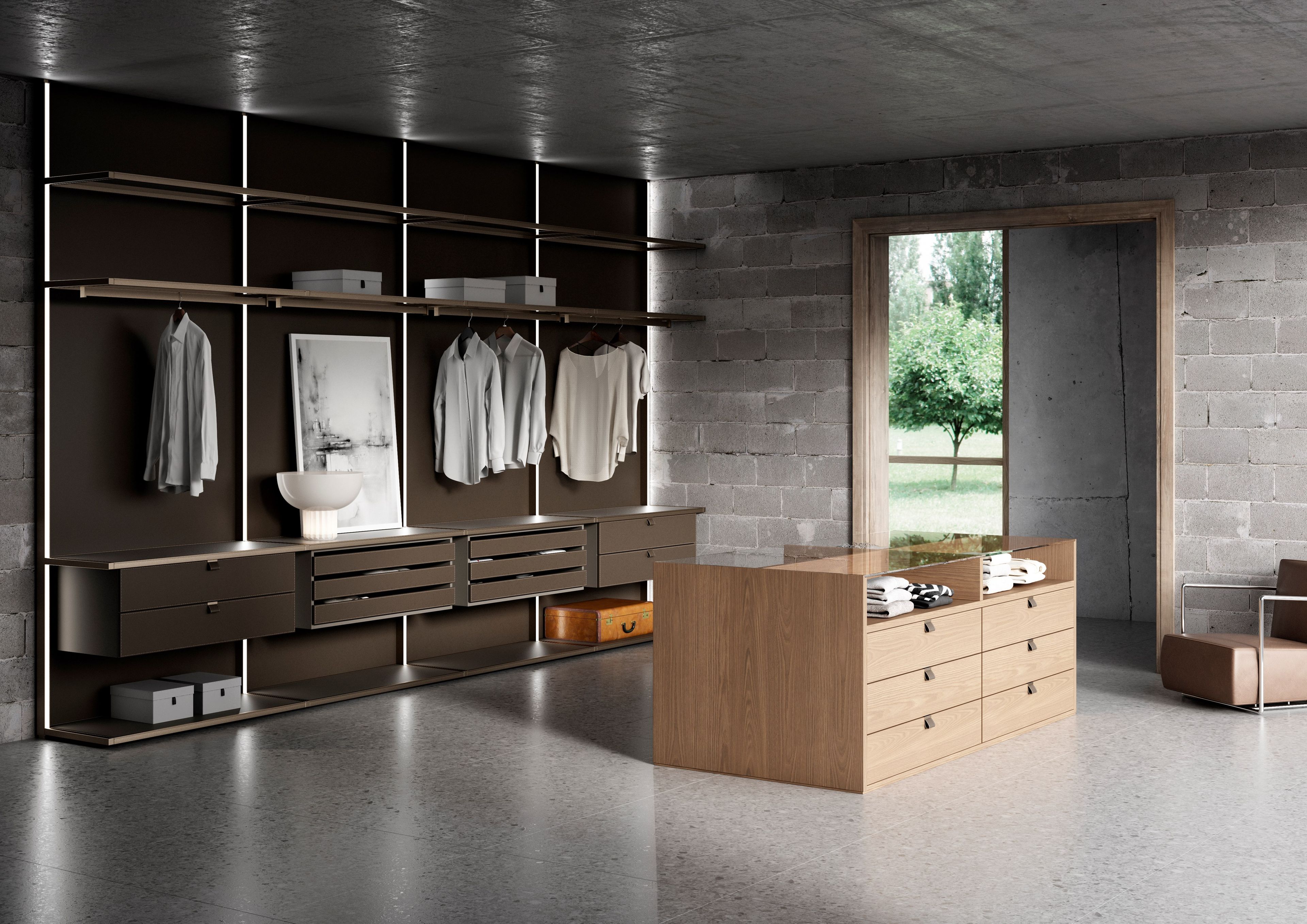 Деревянная гардеробная ALBED Re-View ARCH-00027380 - Вид №5