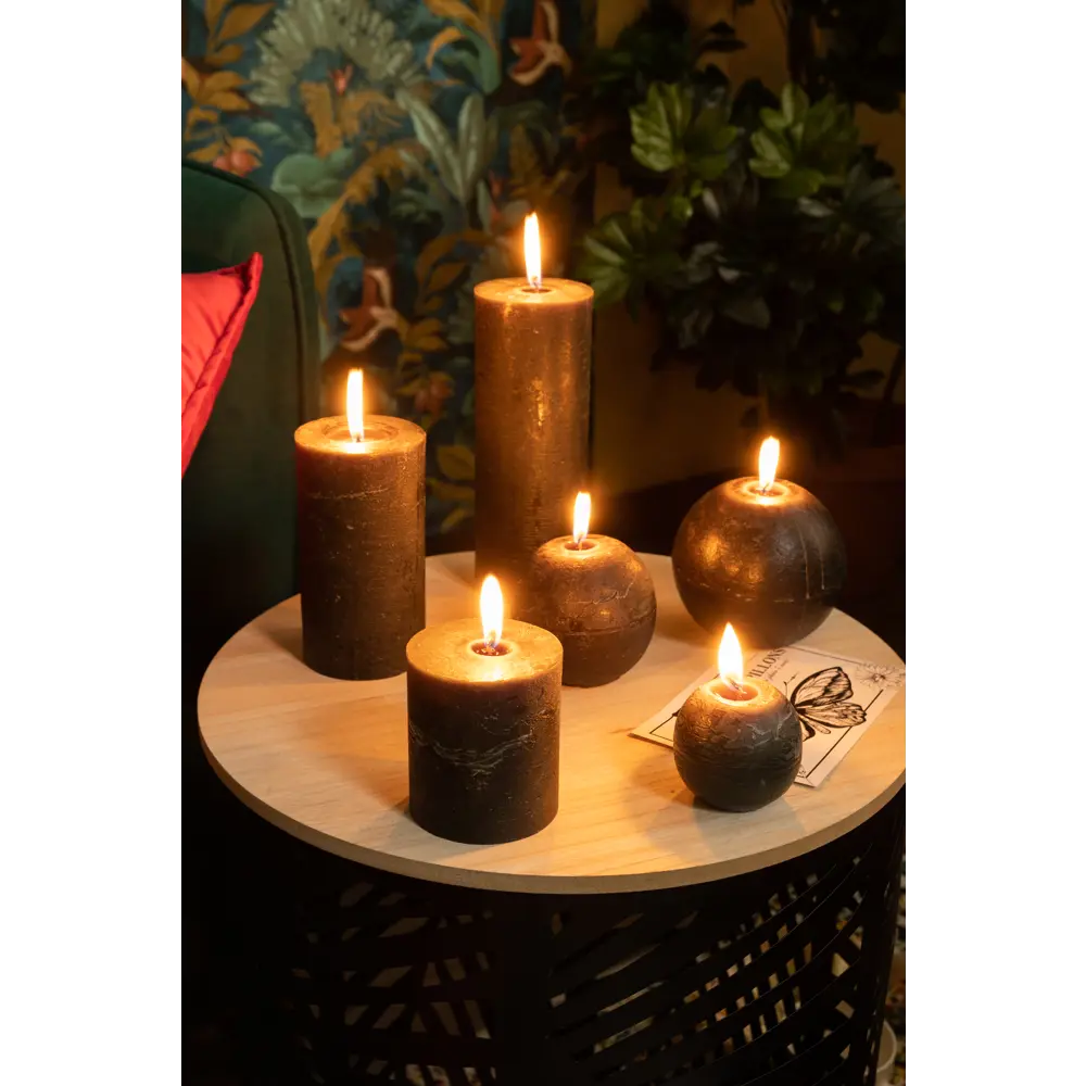 Свеча-столбик Рустик 60x70 см цвет темно-зеленый Santreyd STLM-2015067 - Вид №3