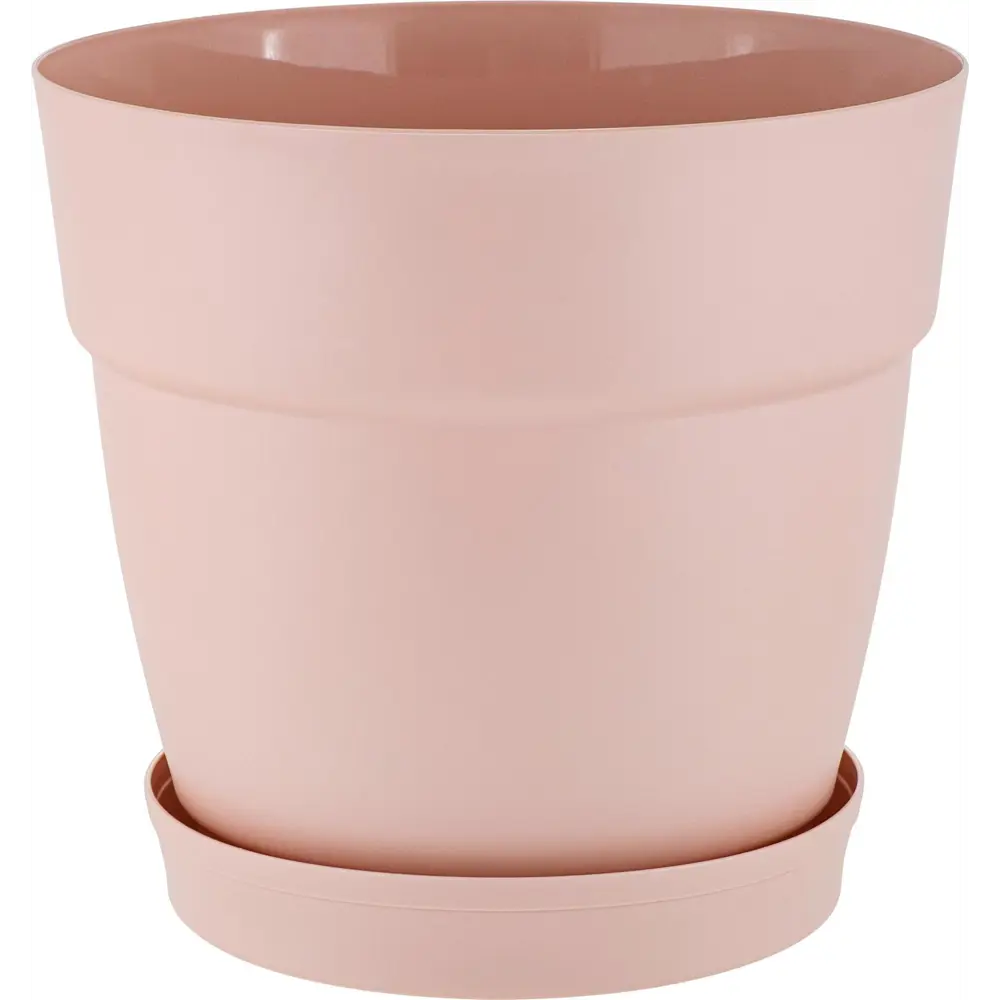 Горшок цветочный Ingreen Villa de Fiori ø13 см v1.1 л пластик розовый STLM-2130559