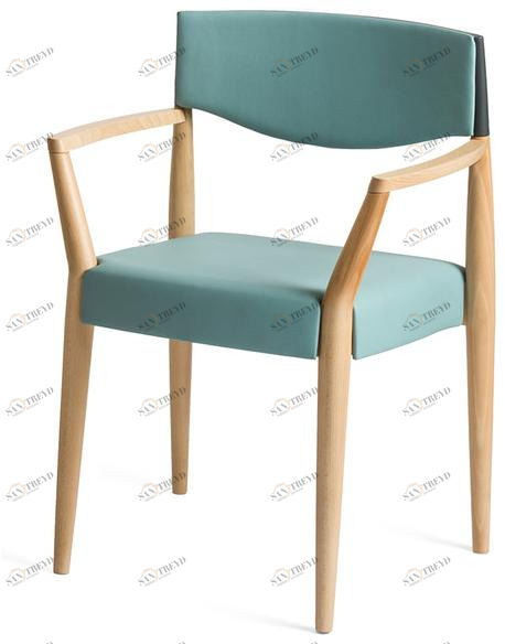 ALMA DESIGN Кресло из экокожи с подлокотниками Virna sun-id-1351233