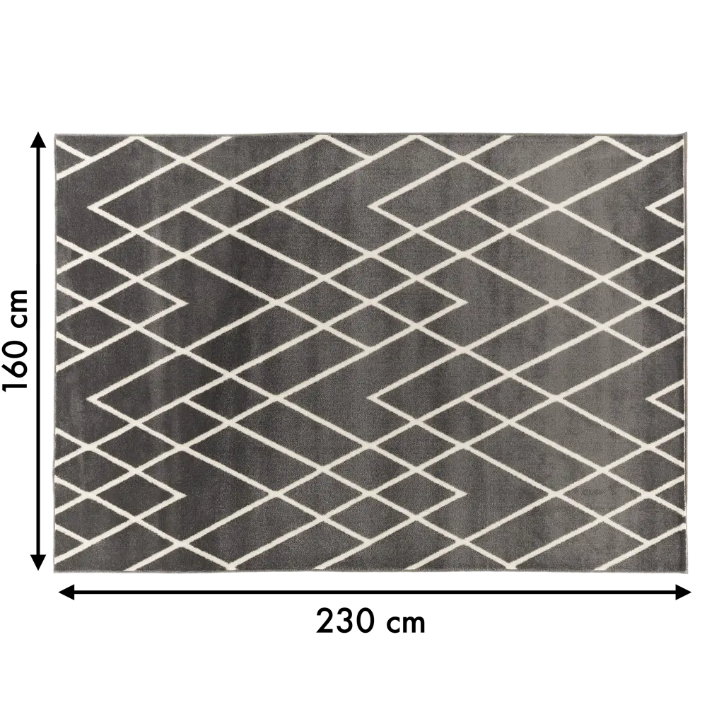 Ковер полипропилен Inspire Inae 160x230 см цвет серый STLM-2197356 - Вид №6