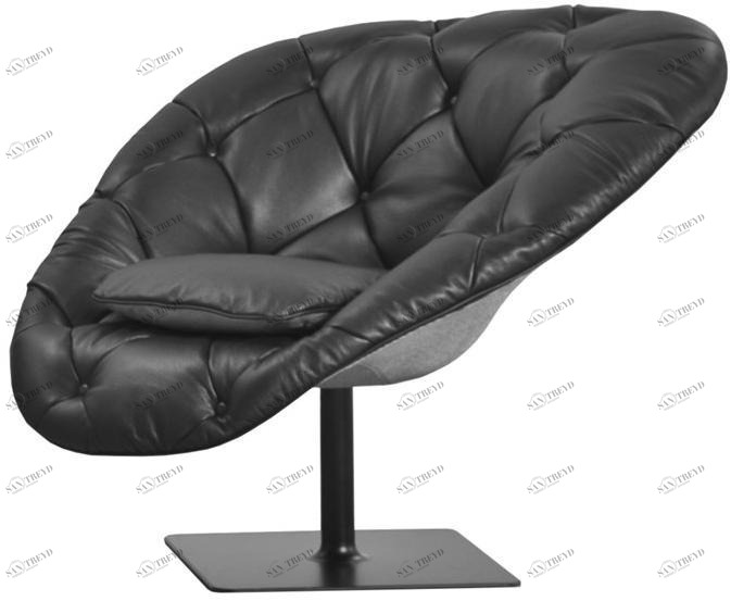 Moroso Стеганое вращающееся кожаное кресло Bohemian sun-id-1401726