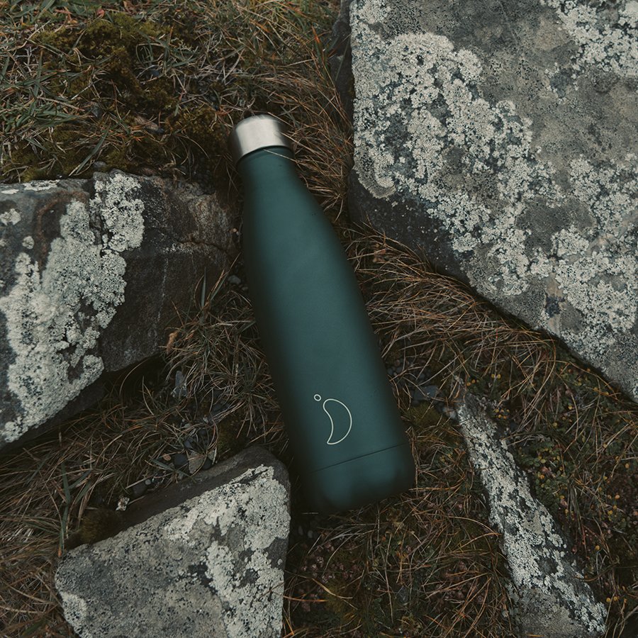 Термос 500 мл зеленый Matte Green CHILLY'S BOTTLES ДИЗАЙНЕРСКИЕ 00-3947993 Зеленый  - Вид №1