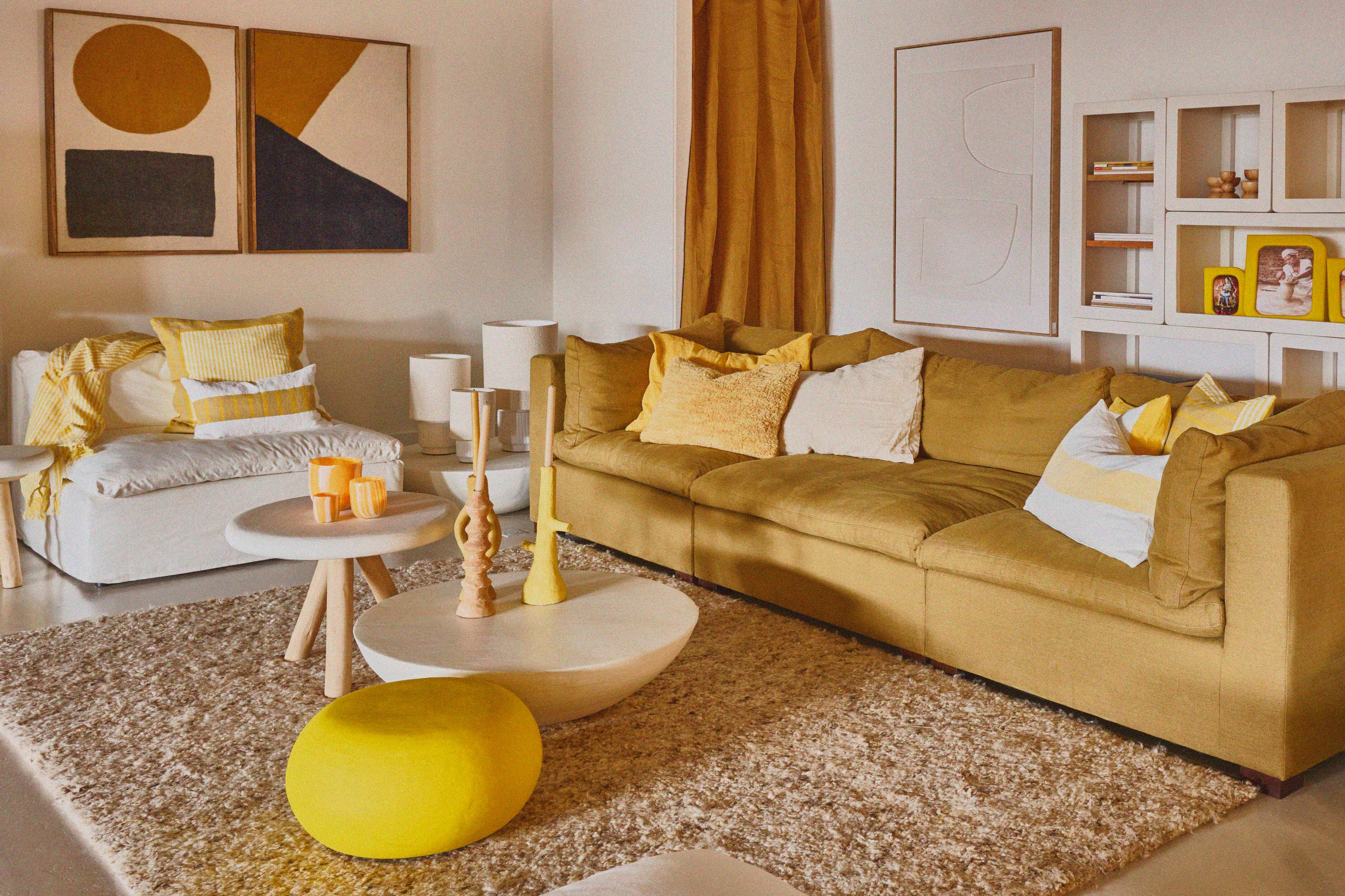 Круглый гипсовый пуф POMAX PRETORIA ARCH-00084080 - Вид №9