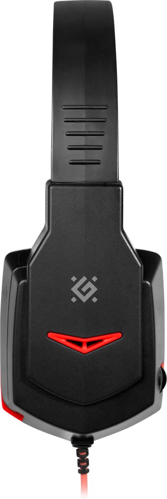 64033 игровая гарнитура warhead g-320 черный+красный, кабель 1.8 м Defender Santreyd  - Вид №3