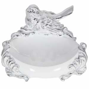 72029 Мыльница Птичка Терра Белый BOGACHO