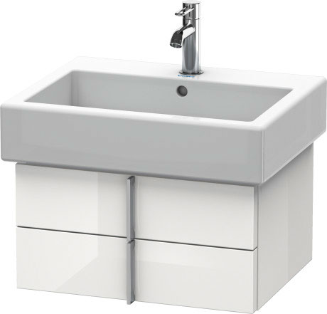 VE620408585 Тумбочка подвесная Vero #VE6204 550 x 431 мм Белый глянцевый лак Duravit - Вид №2