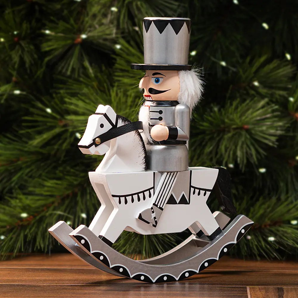 89368996 Декоративная фигура Щелкунчик на коне 30x24.5 см STLM-1496384 Santreyd Christmas - Вид №6