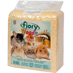 Т00001603 Опилки для грызунов 14л Fiory