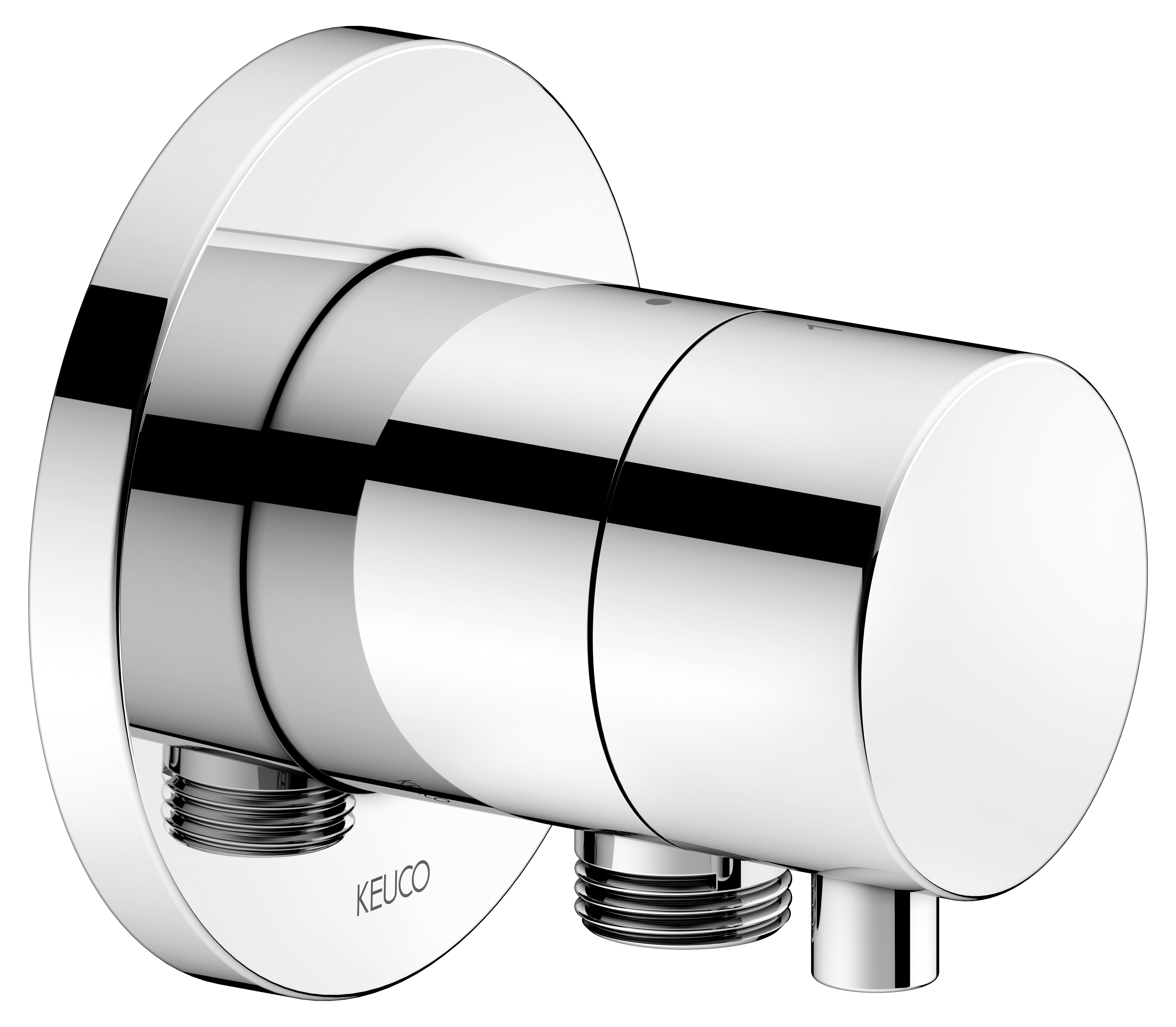 59556011101 Встраиваемый переключатель на 2 потребителя с выводом для шланга DN 15 KEUCO IXMO