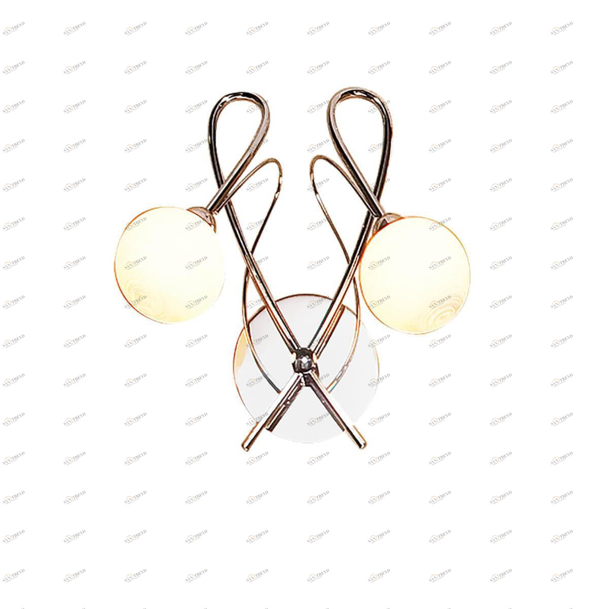 Бра галогеновое на 2 лампы хром "Монка" CL215321 CITILUX МОНКА 00-3930917 Белый;хром 