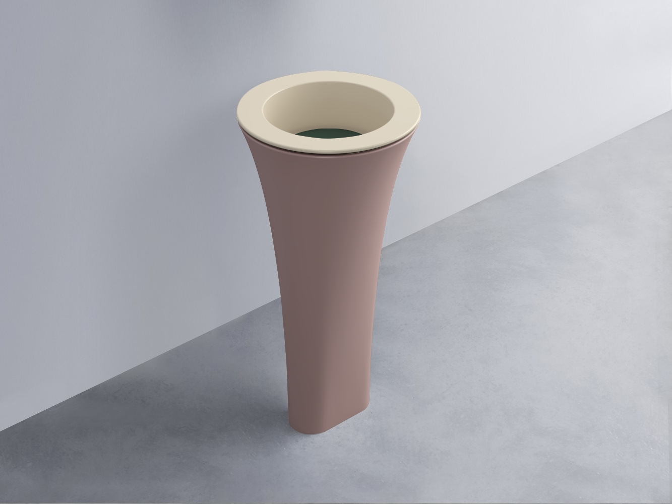 AMLA45-LN+AMPILT-MU+AMCOLT-CP Раковина Amedeo Tondo отдельностоящая cielo Enjoy + Amedeo Ceramica Cielo