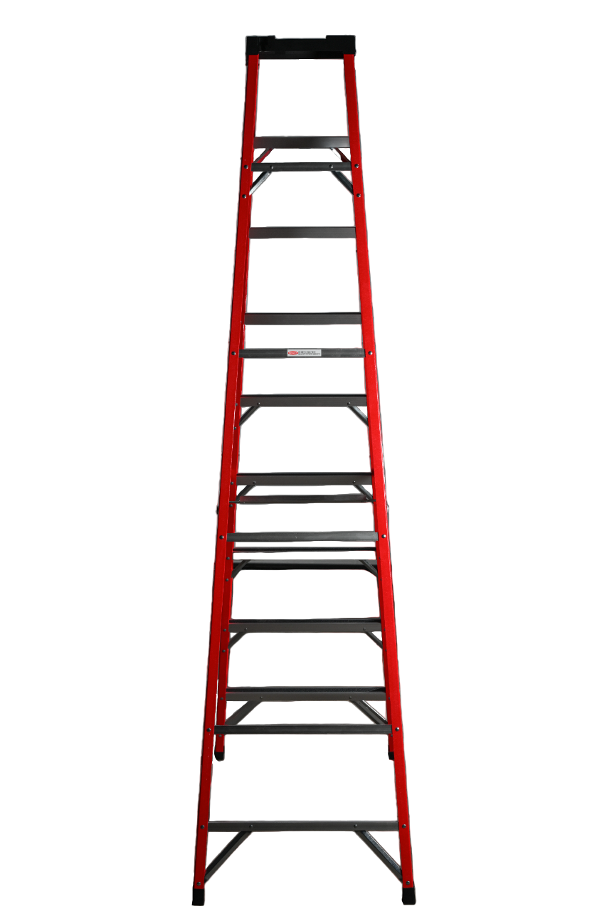 Стремянка SF 1008 стеклопластиковая 8 ступеней, Alumet, с органайзером  - Вид №2