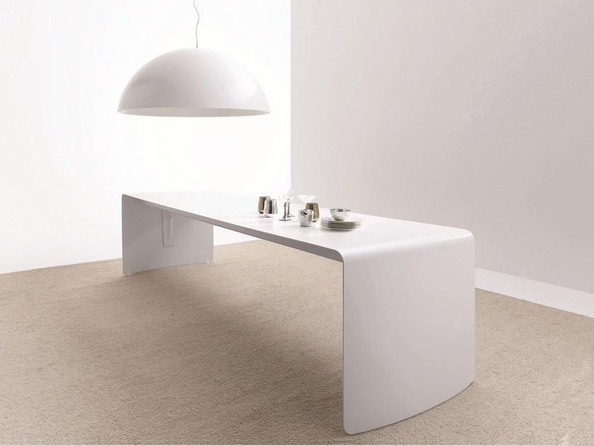 MDF Italia Прямоугольный алюминиевый стол sun-id-1429471 - Вид №1