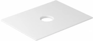Ceramic shelf with SX-DX hole (reversible) 61x46 Белый  2050MT GALASSIA Tabulae
