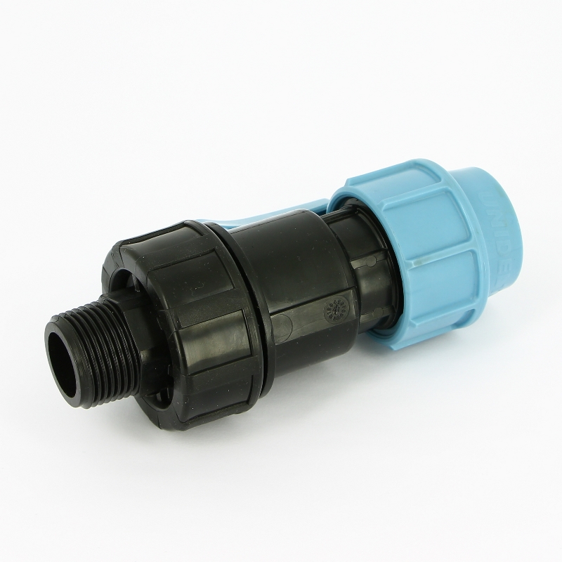 Кран обжим-Н Unidelta 32 х 1" для труб ПНД полипропилен PP-B 1072032004001 - Вид №2