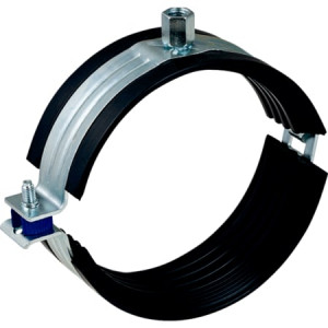 393.699.26.1 Хомут для трубы изолированный Geberit, с резьбовой муфтой M10/M12 Geberit