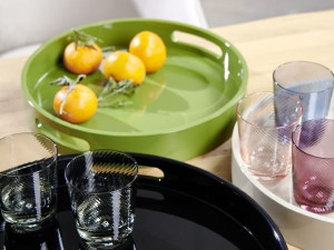 МДФ круглый лоток