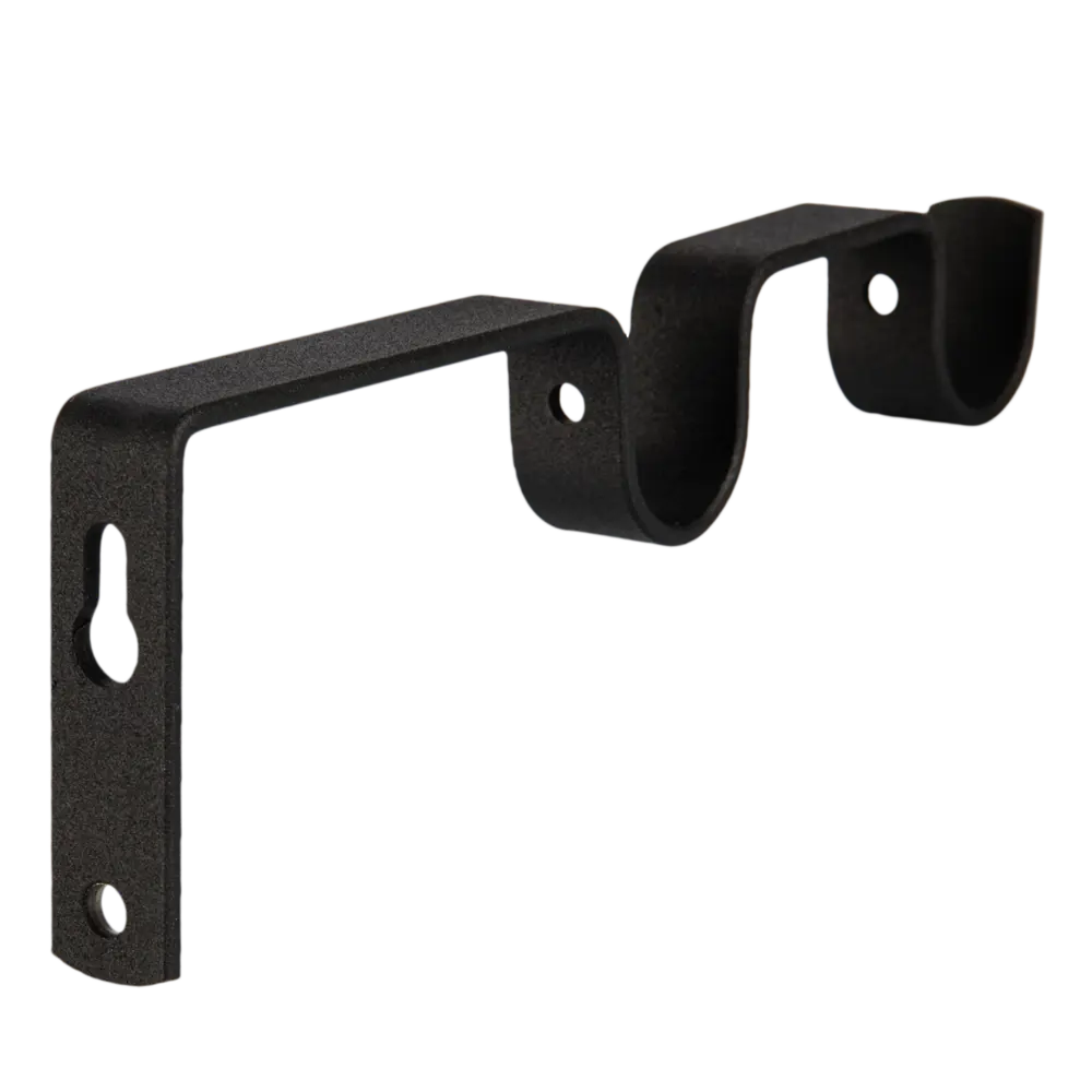 Держатель двухрядный сталь 2 см цвет черный матовый ORBIS STLM-2108923 - Вид №1