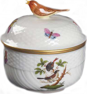 72000 Herend Сахарница 300мл "Ротшильд" (с птичкой) Фарфор