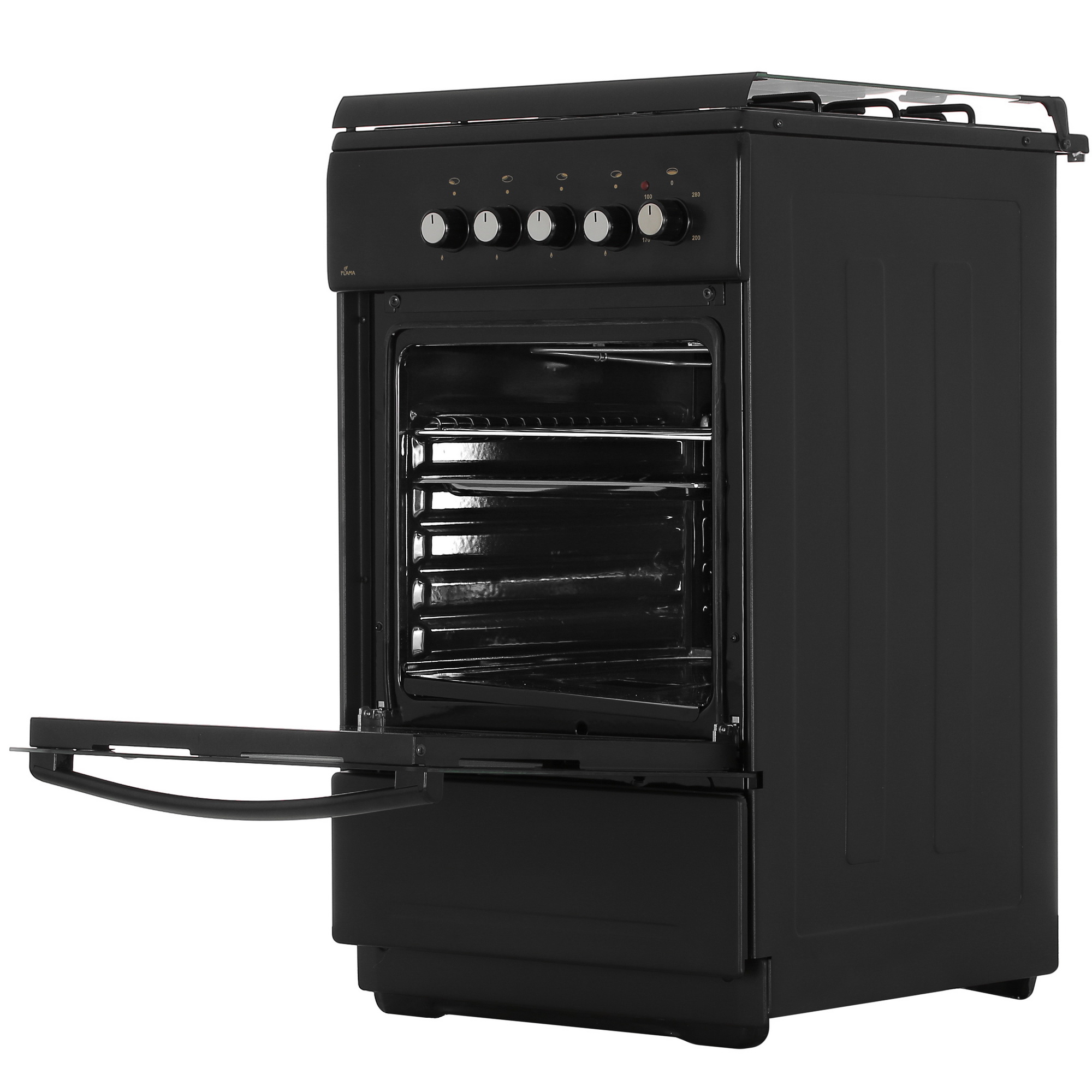 5305305 Комбинированная плита Flama L FK 1412 черный Flama group STDN-0016195 - Вид №4