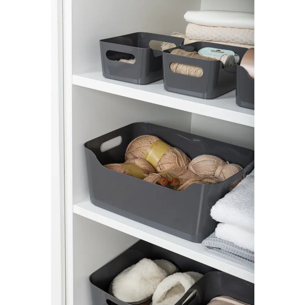 БЫТПЛАСТ Корзина Scandi для организации пространства 10 л графит 82585893 STLM-0030780 - Вид №2