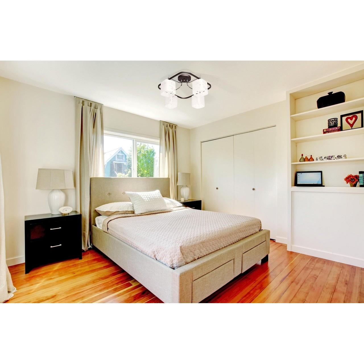 Потолочная люстра De Markt Тетро 673010604 DE MARKT ТЕТРО 182940 Белый  - Вид №1