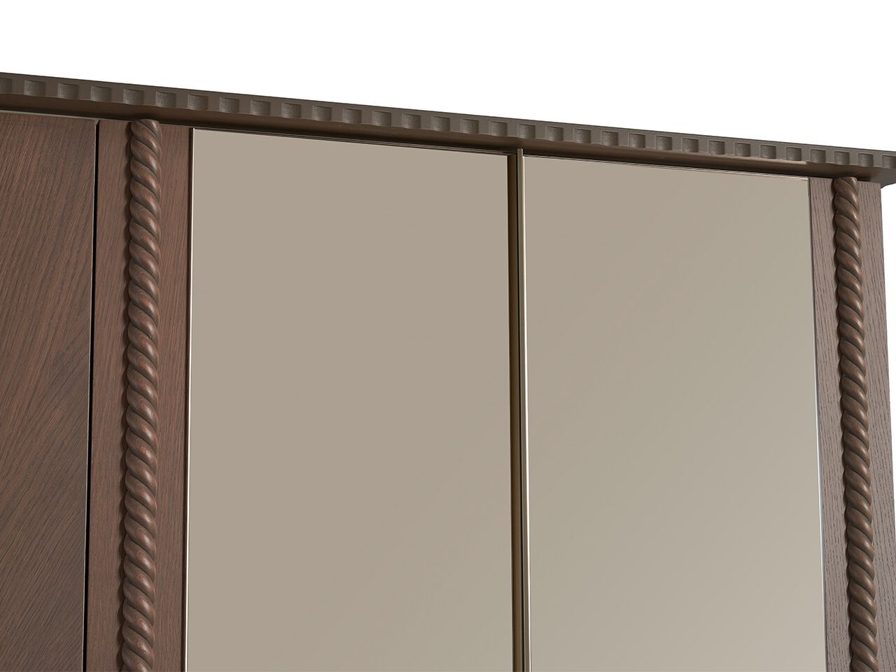 Деревянный шкаф с зеркалом NDESIGN Ezora ARCH-00107176 - Вид №4