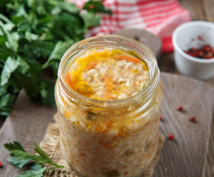 3740 Рассольник с перловой крупой (заправка) Зинаида и Сергей Белан Вкусляндия  - Вид №2