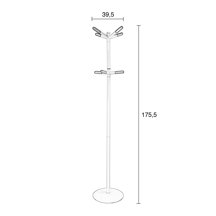 Вешалка Wooden Tip белая Zuiver 9000156 - Вид №4