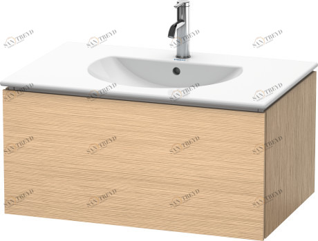 LC616201212 Тумбочка подвесная L-Cube #LC6162 820 x 534 мм Дуб брашированный, натуральный шпон Duravit