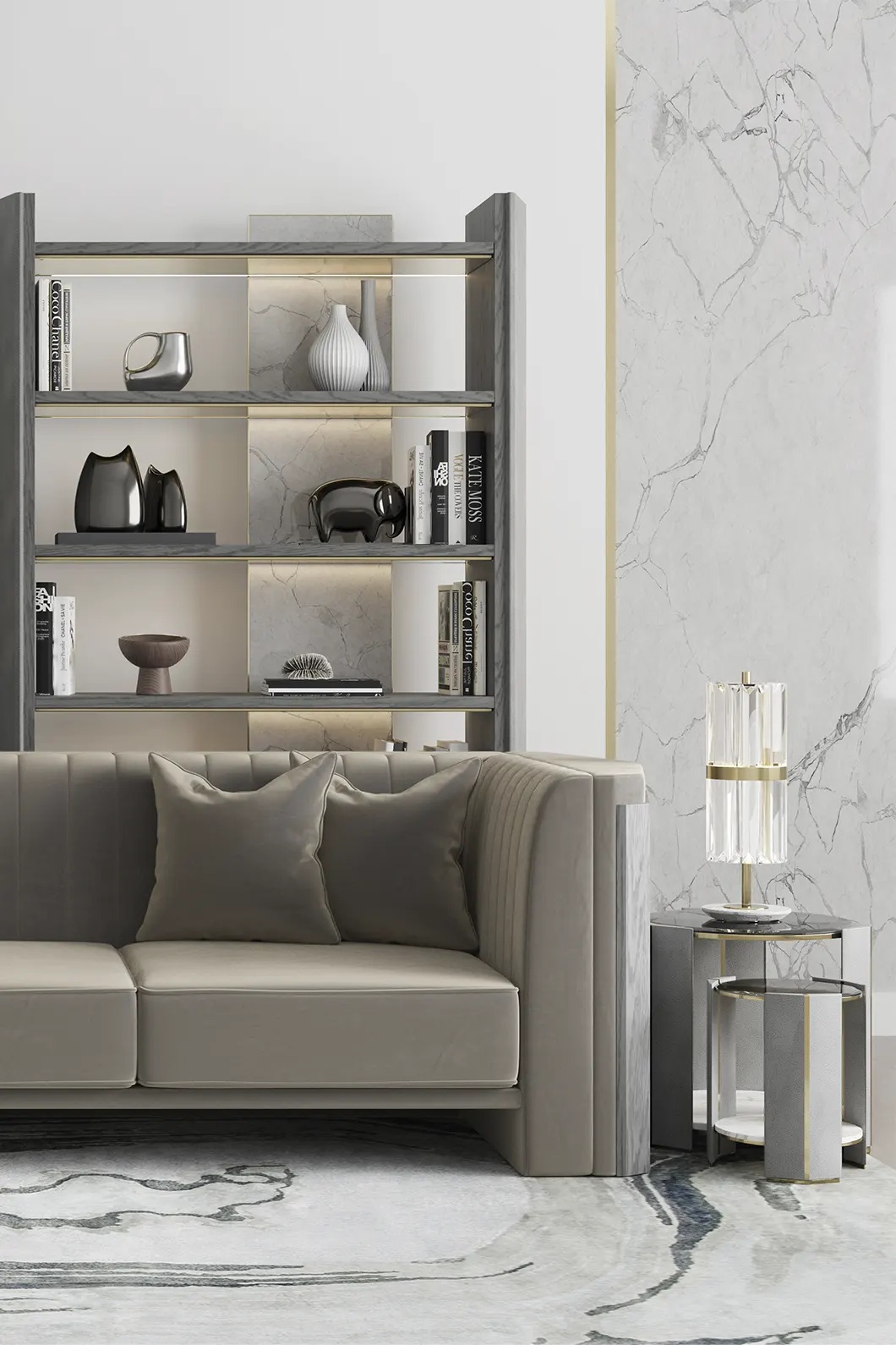 Маленький приставной столик LUXXU Algerone 351 - Вид №4