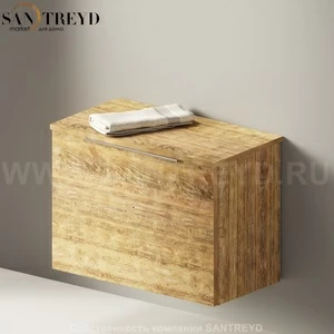 Flaminia BOX Настенная тумба 70 см с 1 ящиком BX422.WW