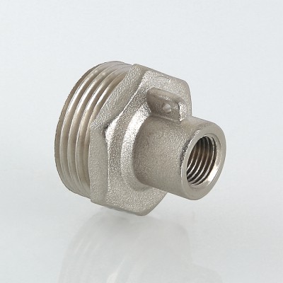 VTr.424.N.M006 Переходник для подключения датчика температуры Valtec M10 х 1"  - Вид №1