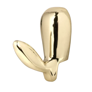 Крючок мебельный Ajax MB-LM/K-001 5x5.8x1 см цвет золотой