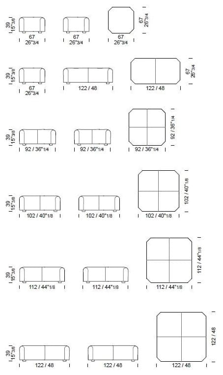 Кожаный пуф Borzalino Franklin ARCH-00123264 - Вид №2