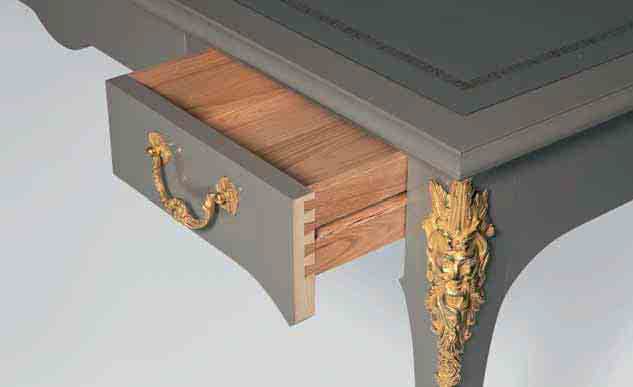 Деревянный прямоугольный письменный стол OAK Галерея ARCH-00028055 - Вид №1